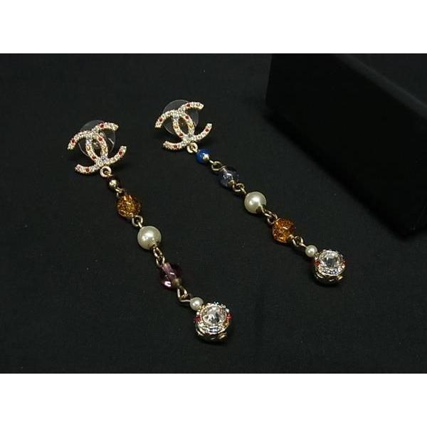 CHANEL □極美品□ シャネル ココマーク A20C ラインストーン