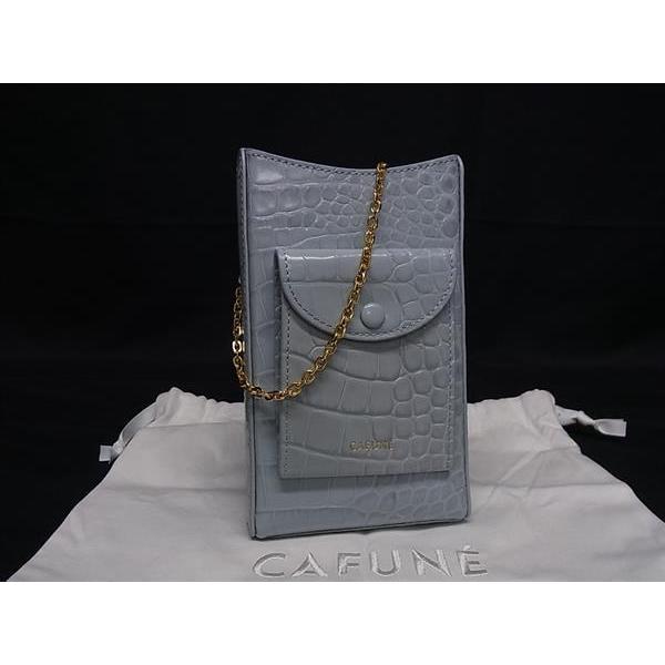 □新品□未使用□ CAFUNE カフネ クロコダイル型押しレザー