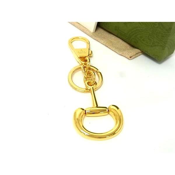 GUCCI - ■新品同様■ GUCCI グッチ キーリング キーホルダー バッグチャーム アクセサリー レディース メンズ ゴールド系 FG9596 GUCCI □新品同様□ グッチ キーリング キーホルダー バッグ