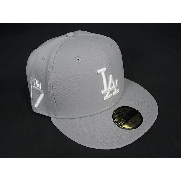 大谷翔平　ドジャース　ニューエラ　NEWERA キャップ　7 3/8 グレー NEW ERA（ニューエラ） 日本未発売 限定 大谷翔平 キャップ ドジャース