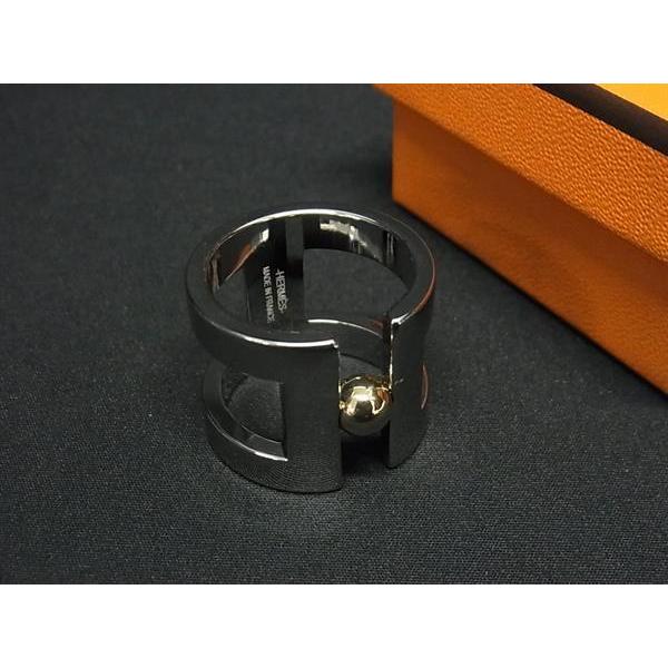 ⭐︎専用です⭐︎エルメス　スカーフリング　Hぺルル HERMES 【新品未使用】エルメス Hペルル スカーフリング パーマ