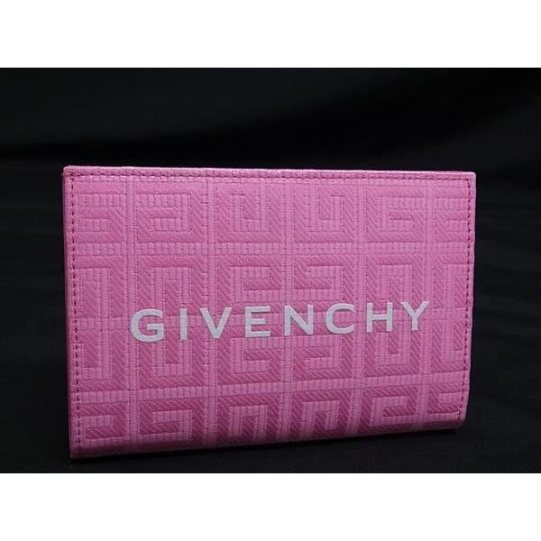 ■極美品■ GIVENCHY ジバンシィ レザー 二つ折り 財布 ウォレット 札入れ カード入れ レディース ピンク系 FK8040 GIVENCHY（ジバンシィ） □極美品□ レザー 二つ折り 財布 ウォレット