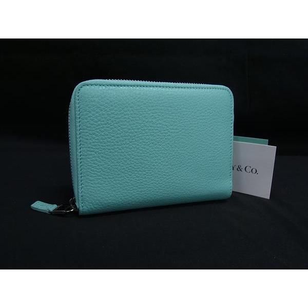 ⭐️新品未使用⭐️　ティファニー　ラウンドファスナー　ティファニーブルー　レザー TIFFANY&Co. □新品□未使用□ TIFFANY＆Co ティファニー レザー