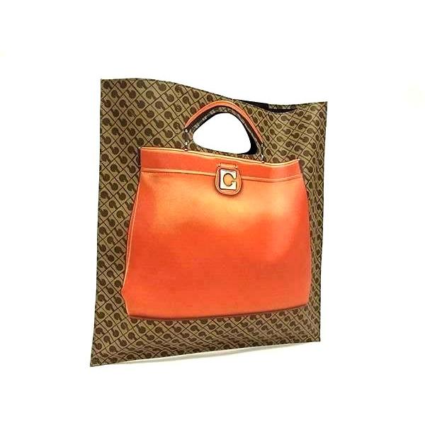 ■美品■ GHERARDINI ゲラルディーニ 130周年限定 PVC トートバッグ ハンドバッグ レディース ブラウン系 FL4019 GHERARDINI（ゲラルディーニ） □美品□ 130周年限定 PVC トートバッグ