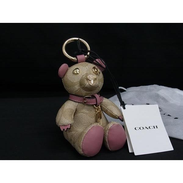 COACH □新品□未使用□ コーチ シグネチャー PVC ベア くま