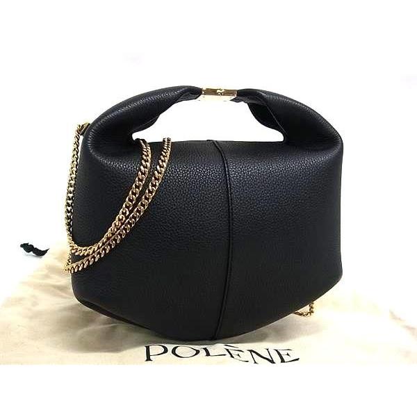 POLENE □美品□ ポレーヌ ベリ レザー チェーン ショルダー