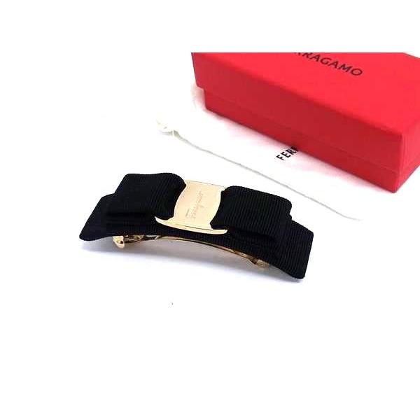 □極美品□ Salvatore Ferragamo フェラガモ ヴァラリボン キャンバス