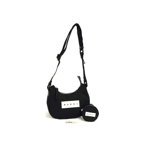 MARNI □新品同様□ マルニ パフ ホーボー ナイロン クロスボディ