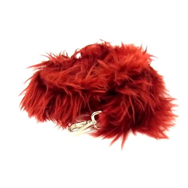 FENDI - フェンディ FENDI ストラップユー ロゴ ファー アクセサリー ショルダーストラップ ファー ピンクベージュ系 ストラップ ユー レザー ピンク | Fendi