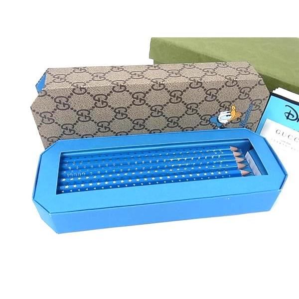未使用GUCCIグッチディズニーコラボ ドナルドダック 鉛筆 筆記用具 文房具 GUCCI □新品□未使用□ グッチ ディズニーコラボ ドナルドダック 鉛筆
