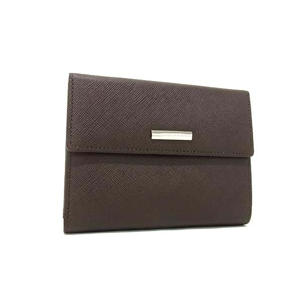 BURBERRY（バーバリー） □新品同様□ レザー がま口 三つ折り 財布