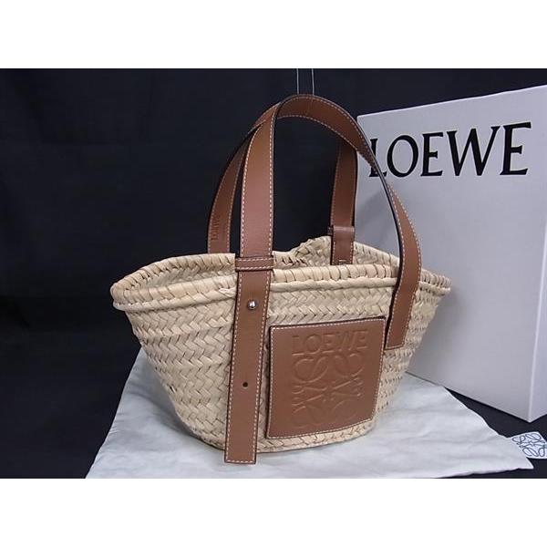 LOEWE □極美品□ ロエベ バスケット スモール アナグラム