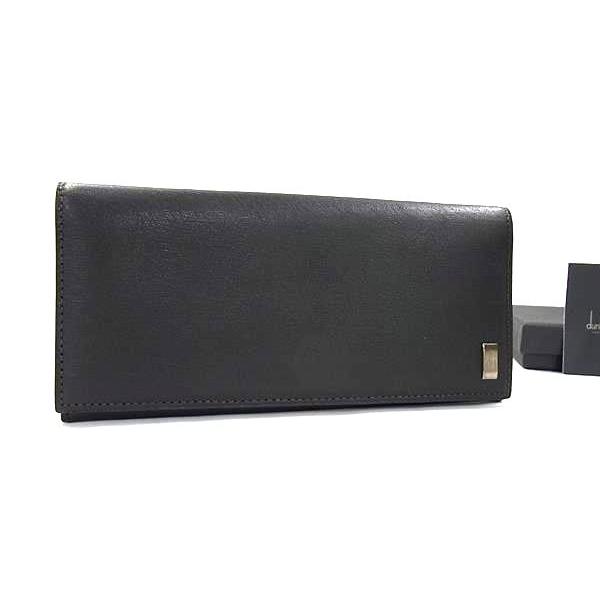 dunhill（ダンヒル） □新品同様□ サイドカー レザー 二つ折り 長財布