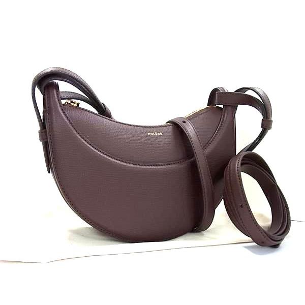 polene ポレーヌ Numero dix ブラウン レザー ショルダーバッグ ポレーヌ/ショルダーバッグ/Numero Dix/ブラウン/レザーの買取