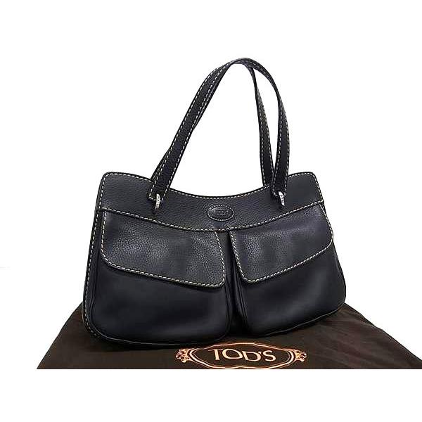 TOD'S トッズ トートバッグ ゴンミーニ スムースレザー ブラック 黒 Woman ブラック レザー バッグ マイクロ XBWAPAEL000QRIPZB999 | Tods