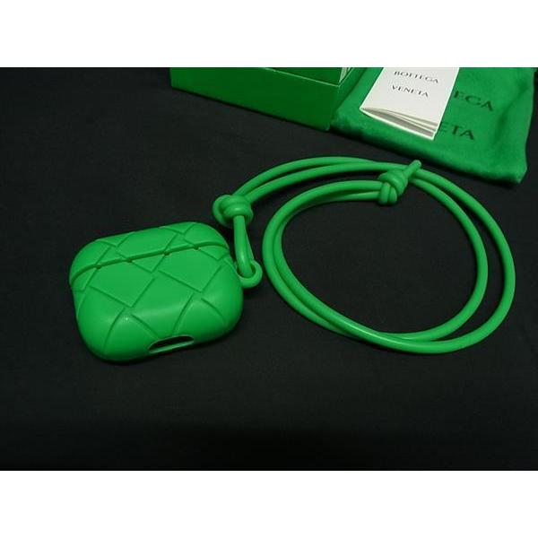 美品 ボッテガヴェネタ AirPodsケース レザー イントレチャート BOTTEGA VENETA □極美品□ ボッテガヴェネタ イントレチャート