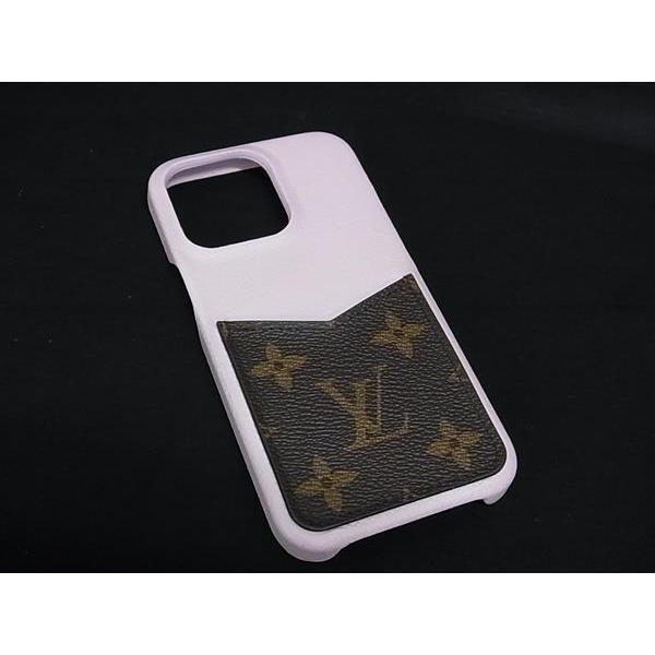 【超極美品】ルイヴィトン モノグラム バンパー iphone 13PRO ピンク LOUIS VUITTON ルイヴィトン M81343 モノグラム バンパー iPhone