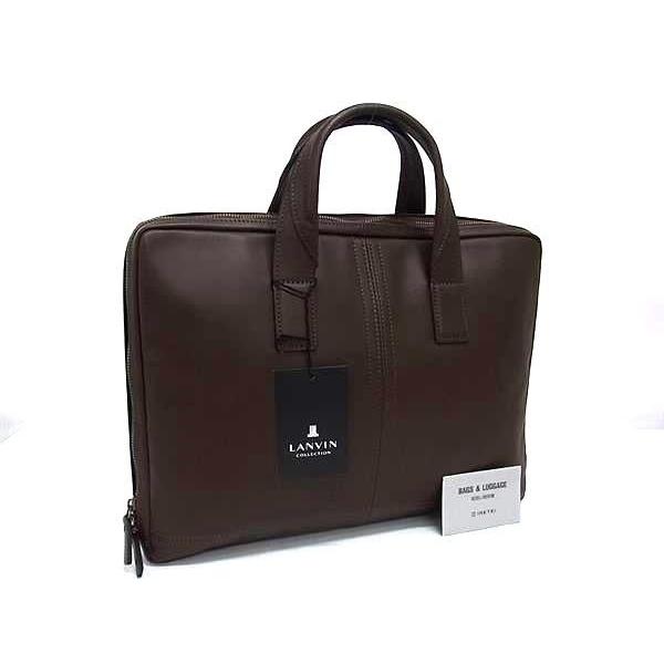 LANVIN（ランバン） □新品□未使用□ レザー ハンドバッグ ビジネス