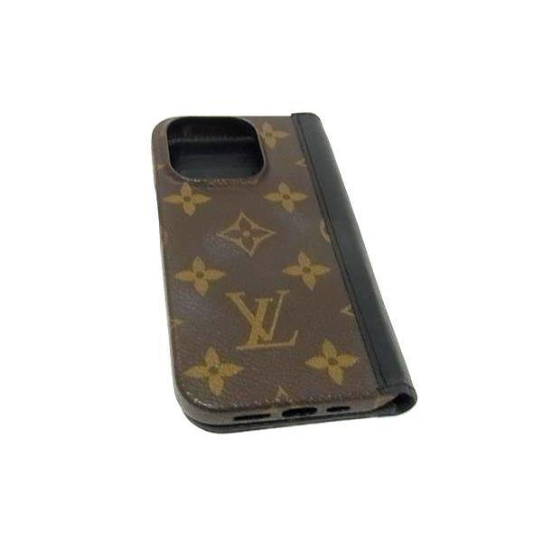 【超美品】ルイヴィトン　iPhone14pro モノグラム M82083 LOUIS VUITTON（ルイ・ヴィトン） M82083 モノグラム フォリオ