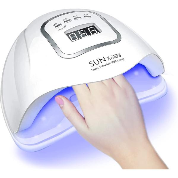 LED ジェルネイルライト 120W 高出力 ネイルマシン レジン 自動オンオフ