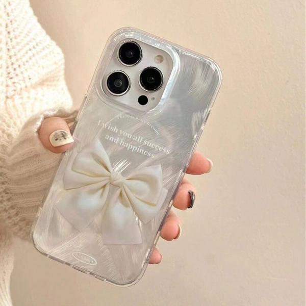 iPhone スマホ ケース カバー 韓国 12 13 14 15 Pro Max リボン キラキラ 個性的 高級感 おしゃれ かわいい オーロラ レトロ 耐衝撃