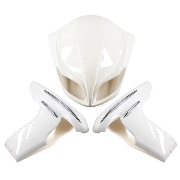 ＭＦ08・社外新品ジャンク・サイドエアロ・サイドスポイラー・白ホワイト STYLISH SEDANシリーズ GX81 マーク2 サイドスポイラー（前期