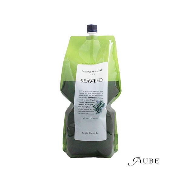 ルベル ナチュラル ヘア ソープ ウィズ SW 1600ml 詰め替え シーウィード【宅急便対応】
