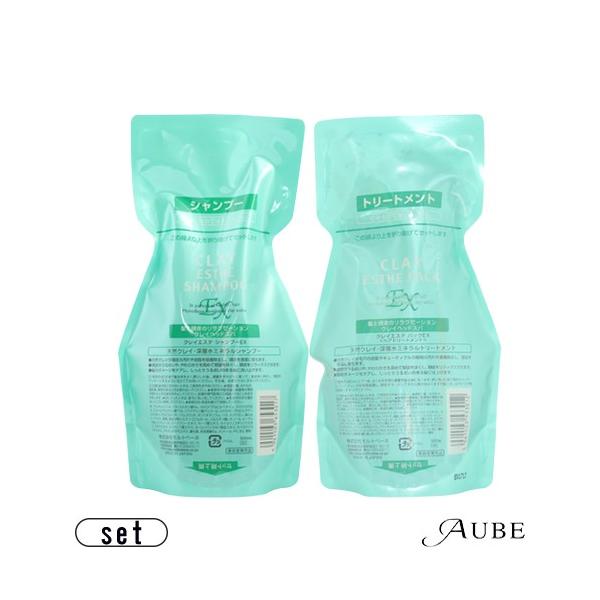 ビーエックス クレイエステ シャンプーEX 500ml クレイエステ パックEX 500g 詰め替え 合計2点セット