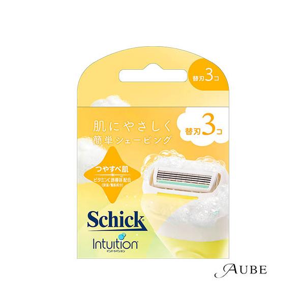 シック イントゥイション つや肌 替刃 3個入【宅急便コンパクト対応】【ドラッグストア】