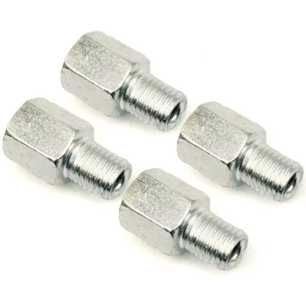 商品仕様：■ネジ径を正ネジ8mmミラー側から正ネジ10mm車体側に変換します。■スチール素材で表面には錆防止の亜鉛メッキを施し、両面スパン14mm、ネジ山ピンチは1.25ｍｍです。