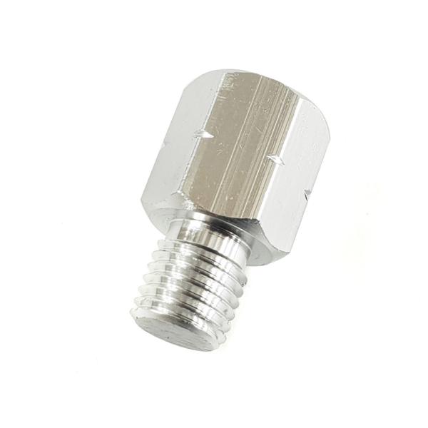 商品仕様：■ネジ径を正ネジ8mmミラー側から逆ネジ10mm車体側に変換します。