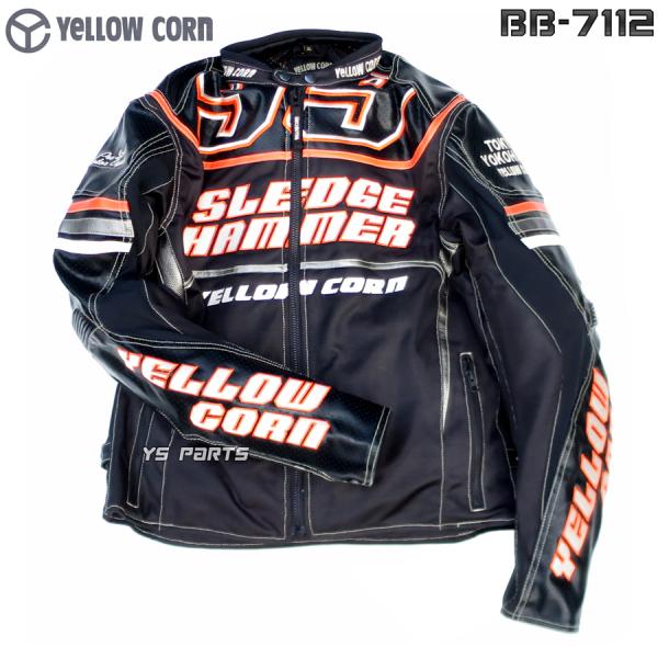 YELLOW CORN バイカー用ジャケット L レザー 即決 YELLOW CORN メンズM フェイクレザー ライダースジャケット