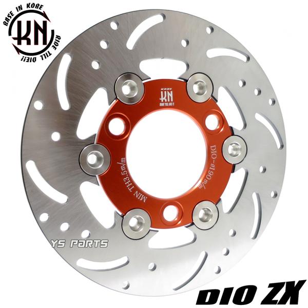 高品質]ステンレスビッグフローティングディスク190mm橙 リード90[HF05