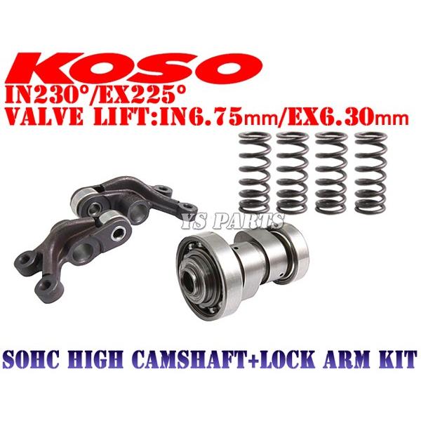 高品質】KOSO シグナスX/BW'S125X/BWS125X ハイカム+ローラー 高品質】KOSO シグナスX/BW'S125X/BWS125X ハイカム+ローラー