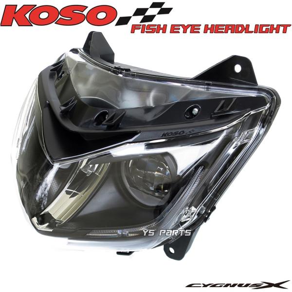 大人気アイテム 正規品】KOSOデュアル魚眼プロジェクターLEDヘッドライト パーツ