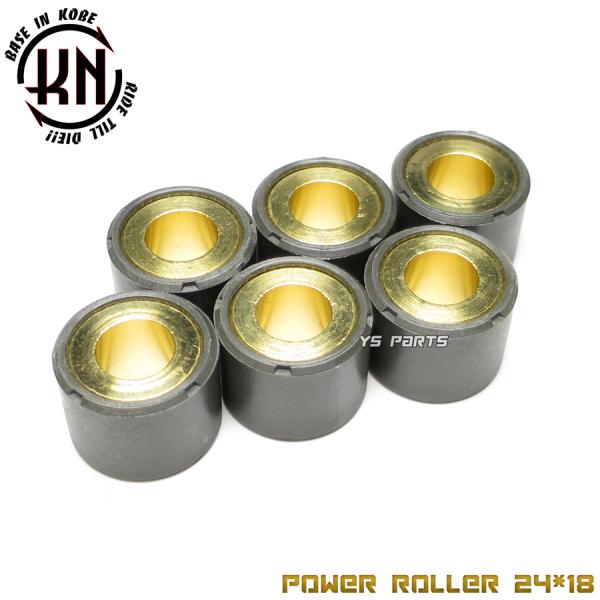 高耐久]高品質ウエイトローラー6個24×18 22.0g スカイウェイブ