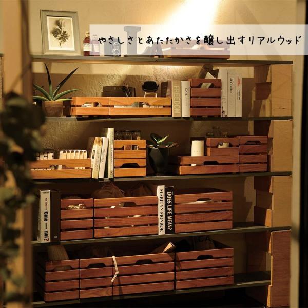 ウッド ウッドボックス 木製 ブラック×オレンジ♡ 収納箱 新品 未使用 木製ストックボックス ウッドボックス 収納ボックス 木製ボックス