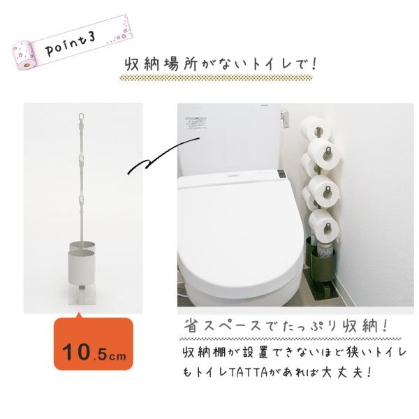 最新コレックション スリム トイレ おしゃれ トイレtatta トイレタッタ トイレ収納 トイレットペーパー収納 ロールペーパー ペーパー収納 スリム トイレ収納 ペーパー Premiercustomdecks Com