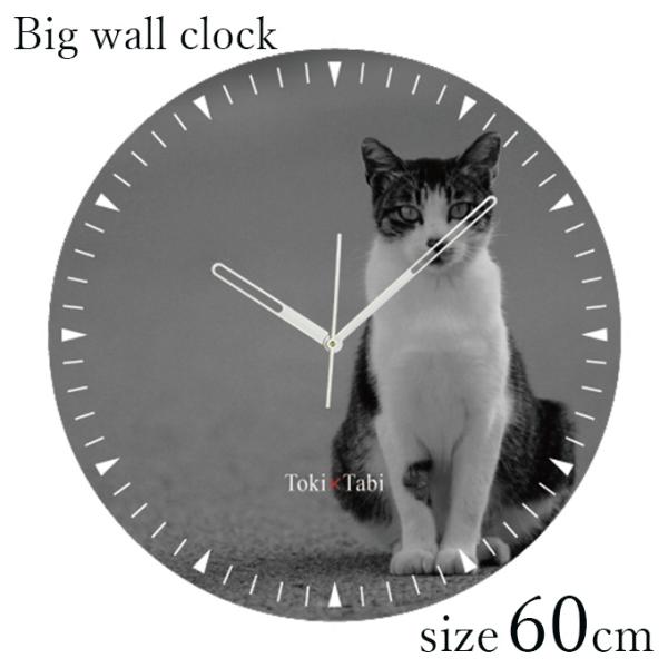 A+ (アクセントプラス) Toki×Tabi 大型掛け時計 60cm 猫の島 掛け時計