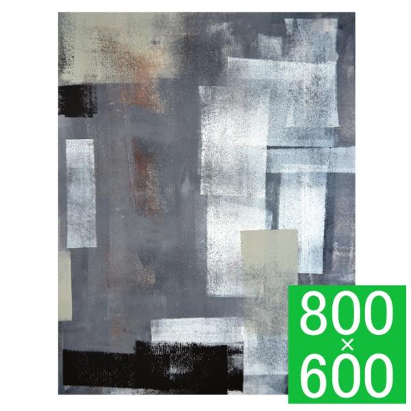 A[gpl Ǌ|CeA Ǌ|A[g LoXA[g ۉ G T30 Gallery Gray and Green Abstract Art Painting _ 
