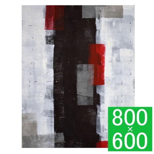 A[gpl Ǌ|CeA Ǌ|A[g LoXA[g ۉ G T30 Gallery Red and Gray Abstract Art Painting _ 