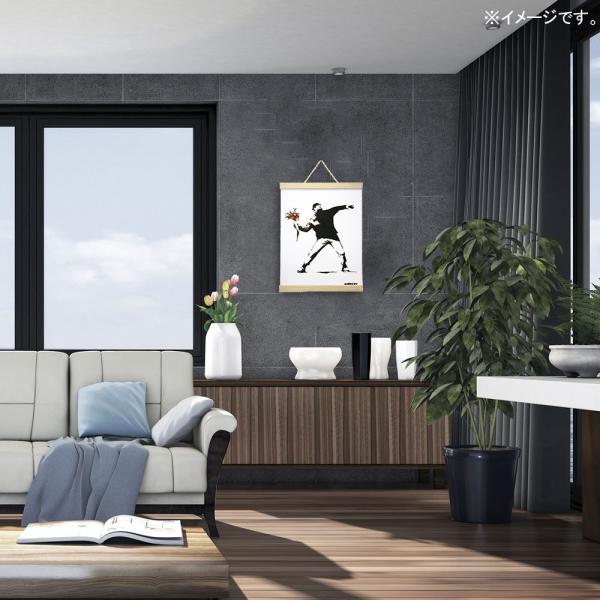 タペストリ― Banksy Molotov バンクシー アートポスター 掛け軸 掛軸