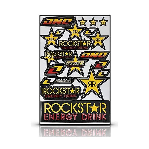 ロックスター Rockstar Energy Drink エナジードリンク レーシング ステッカー 防水/耐水 sticker 2