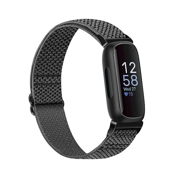 TumpCez ストレッチナイロンスマートウォッチベルトFitbit Inspire 3/Fitbit Inspire 2/Fitbit Inspire/Fitbit Inspire HR/Fitbit Ace 2/Fitbit Ace