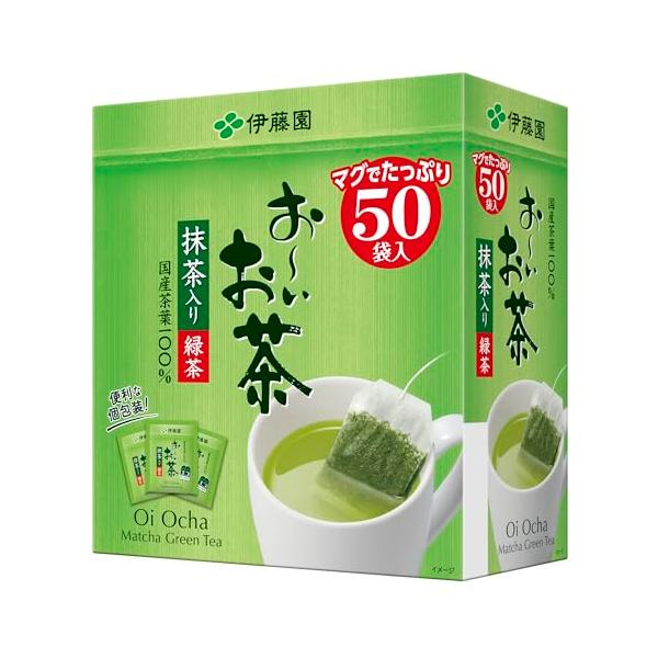 伊藤園 おーいお茶 緑茶 抹茶入り 1.8g×50袋 エコティーバッグ