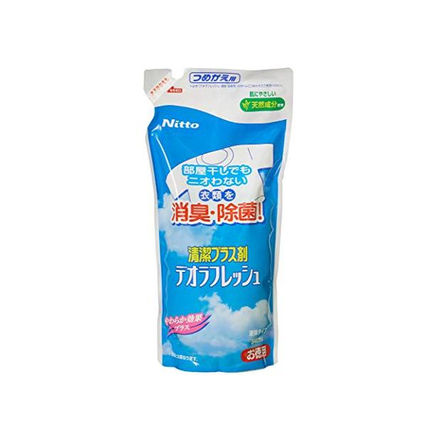 ニトムズ デオラフレッシュ お徳用つめかえ 部屋干しのニオイ・消臭・除菌 天然成分 液体 540ml N1141