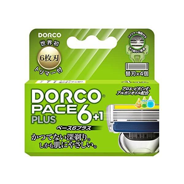 DORCO ドルコ PACE6Plus 男性用替刃式 カミソリ6枚刃 替え刃