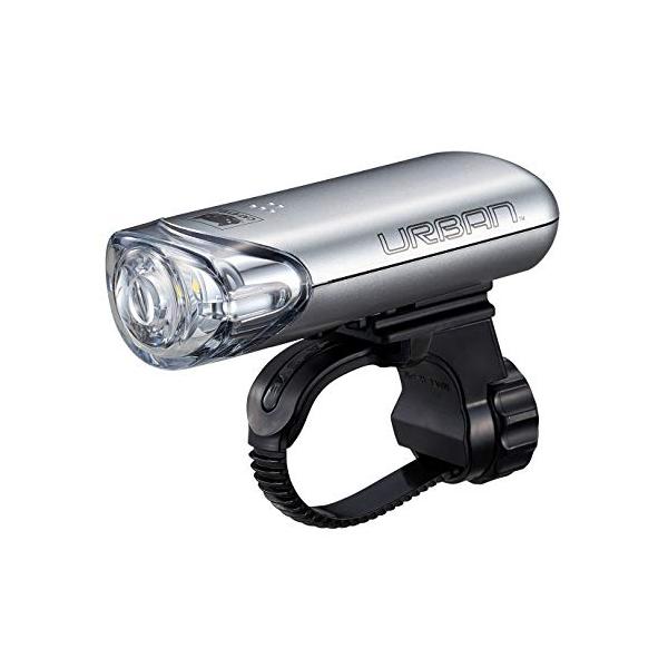 キャットアイCAT EYE 自転車用LEDライト ヘッドライト URBAN アーバン シルバー HL-EL145 自転車