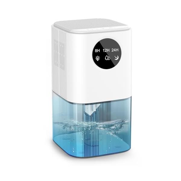 除湿機 小型 除湿器 省エネ 2025最新型? 梅雨対策 1500mL大容量水タンク 静音 狭い空間向け 湿気取り カビ対策 コンパクト 8~24時間切タイマー 満水