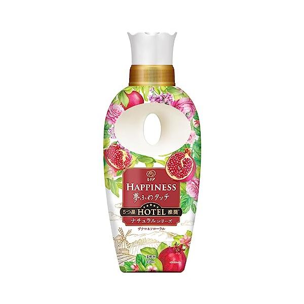 レノア ハピネス 夢ふわタッチ 柔軟剤 ナチュラルシリーズ ザクロ&フローラル 本体 450mL